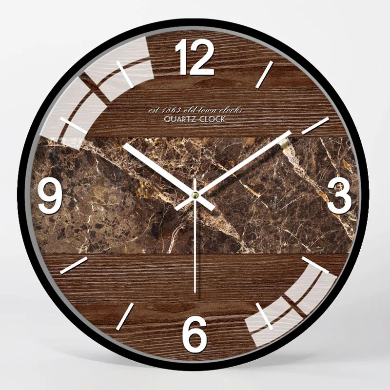 Креативные современные настенные часы кухонные металлические креативные