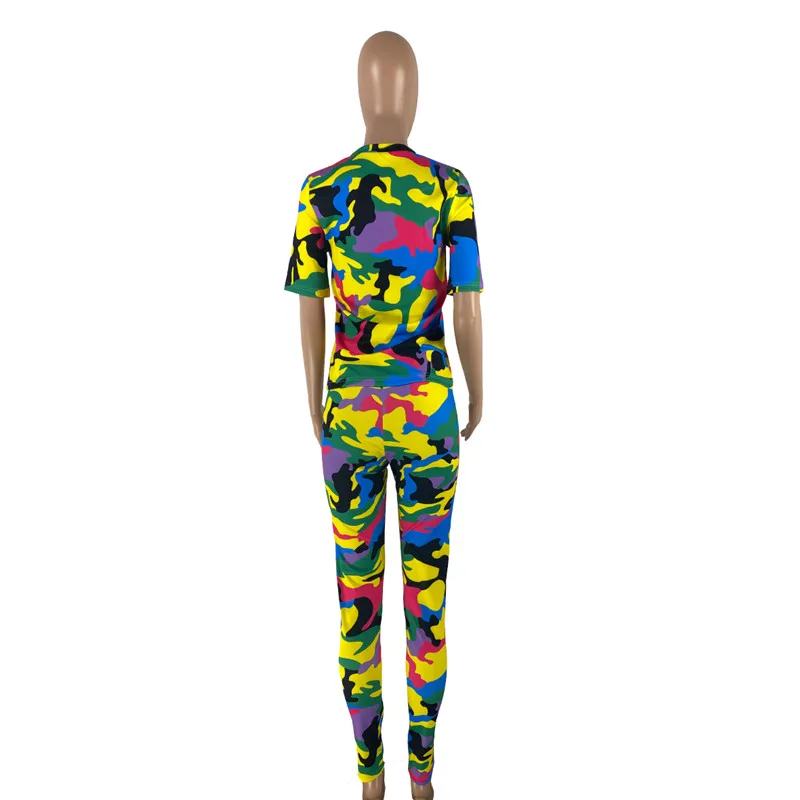 

Autumn Two Piece Set Women Long Sleeve Deep V neck Tanks Crop Top+Pants Leggings Matching Sets Sexy Off Shoulder Tops Outfits