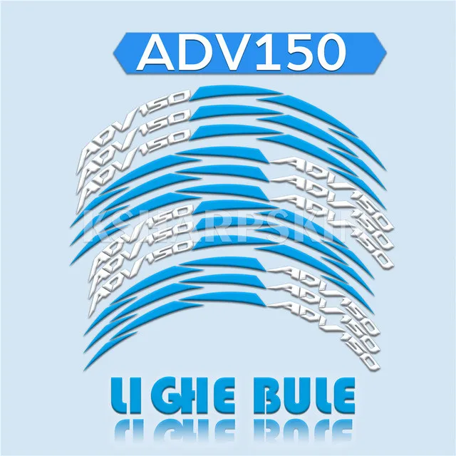

Motorcycle Front Rear Wheel Rim Logo Decal Stickers Accessories Rim Decoration Decal For Honda ADV150 Tire Stickers adv 150