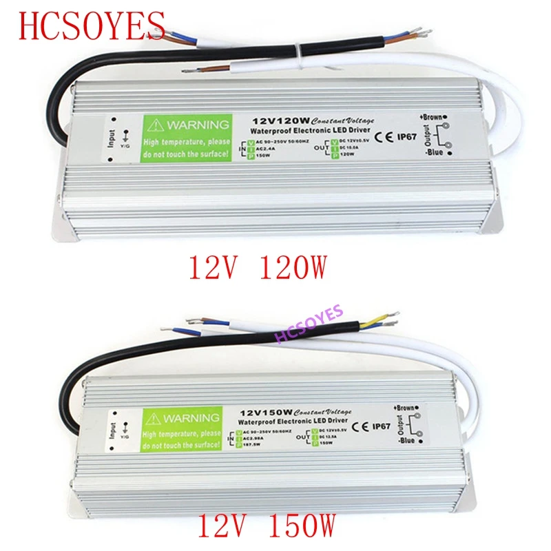 Трансформатор освещения для использования вне помещений водонепроницаемый IP67 220