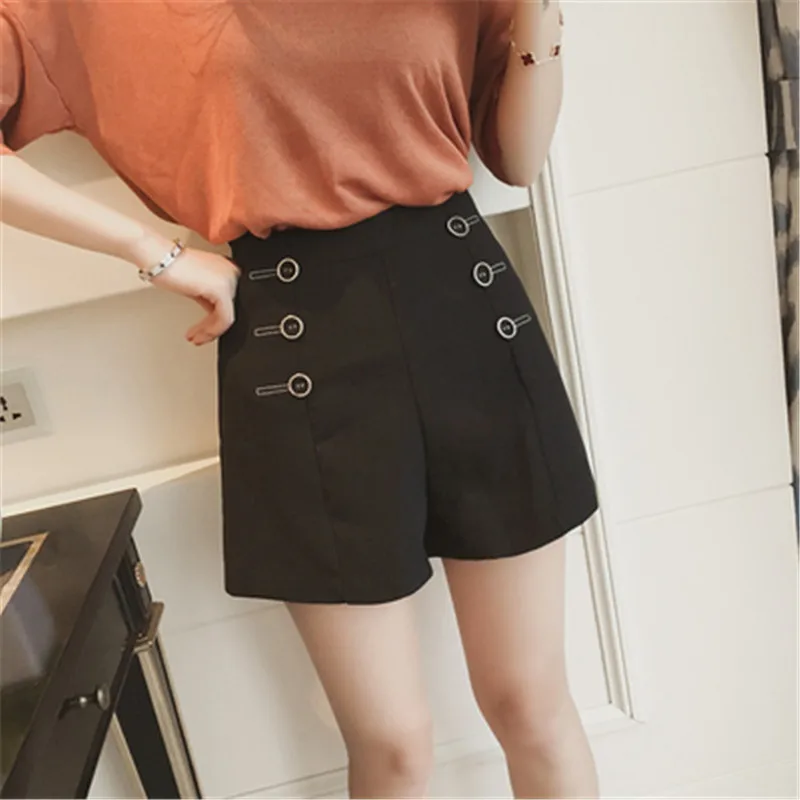 

Женские шорты, большие размеры, высокая талия, шифон, свободные, короткие, женские, летние, трапециевидные, на молнии, повседневные, шорты раз...