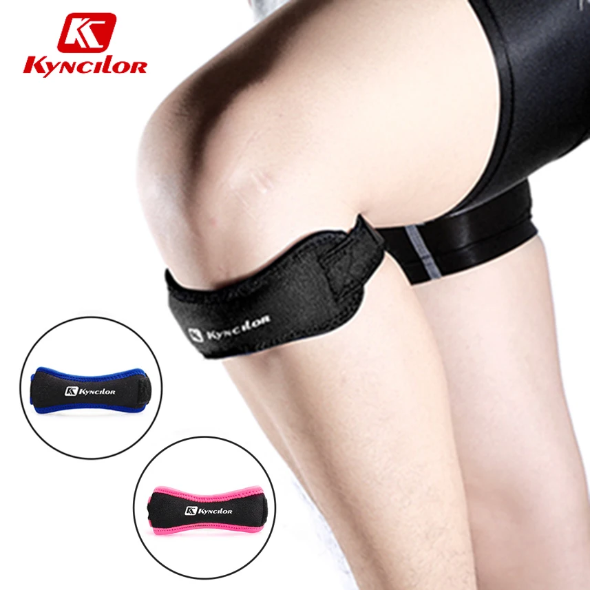 Kyncilor Регулируемая коленной чашечки колена сухожилия защитный ремень гвардии