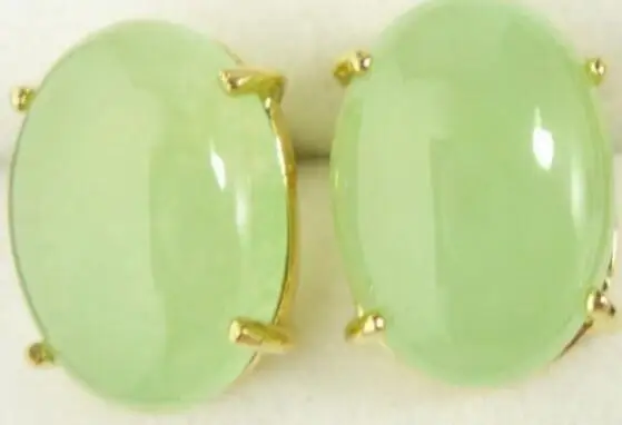 Ювелирные изделия нефритовые серьги модные женские гвоздики из натурального