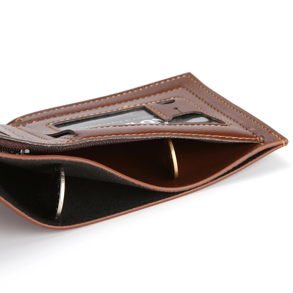 

CUIKCA Men Wallets Hasp Wallet PU Leather Wallet Card Holder Carteira Masculina Interior Zipper Pocket Carteras Bifold Wallet