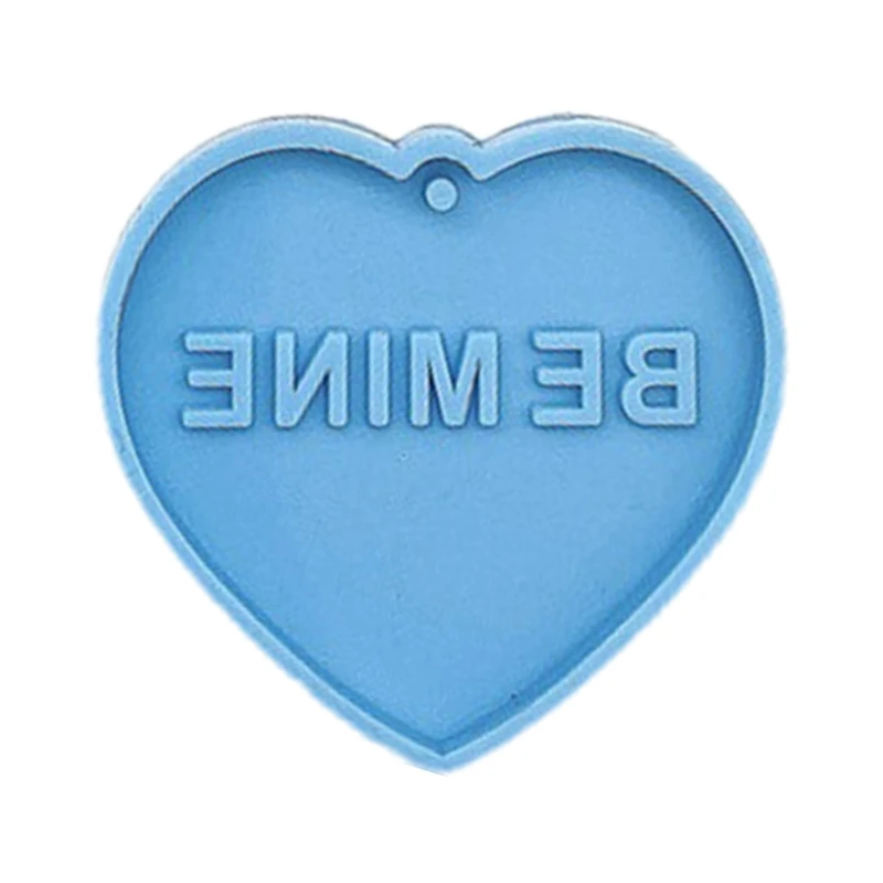 

DIY Pendants Crafts Jewelry Epoxy Resin Mold Valentine Keychain Silicone Mould