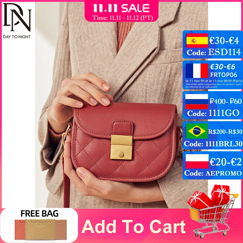 

DN Fashion Shoulder Bags for Women New Crossbody Handbags Diamond Lattice Women's Bag 2022 Trend Ladies Classic Saddle Purse