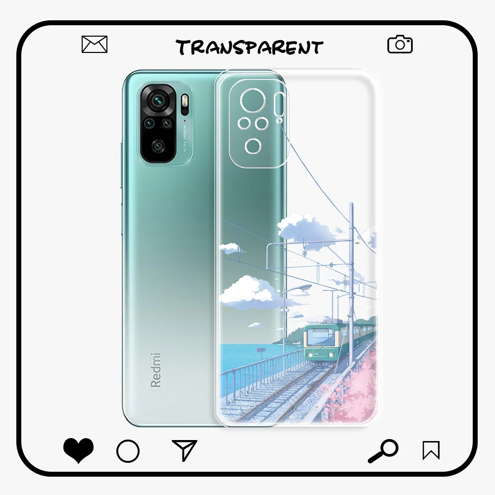 

Case For Redmi Note 10 Case Redmi Note 10 Pro Transparent Back Cover For Redmi Note 10s Clear Phone Shell on Xiaomi Redmi Note10
