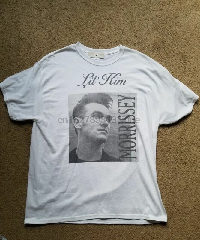 Новинка редкая рубашка Morrissey Lil Kim Tour 1997 Новинка|Мужские футболки| |