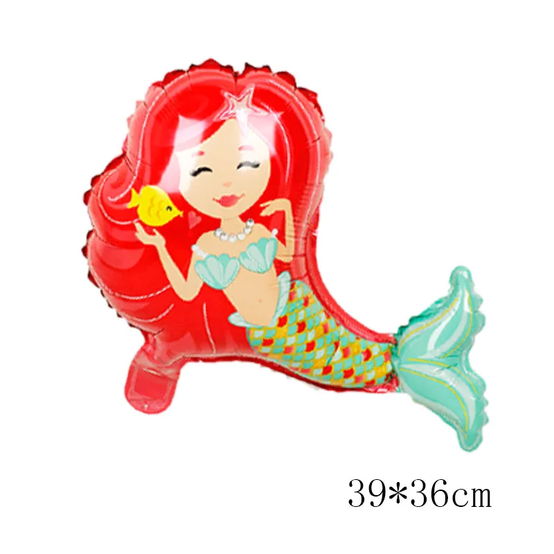 MN03201 red Воздушные шары из фольги для мини-рыб, омаров, морских животных, 5 шт., воздушные шары для морского океана, Babyshower, морские украшения для тематических вечеринок, детский подарок - Цвет: MN03201 red