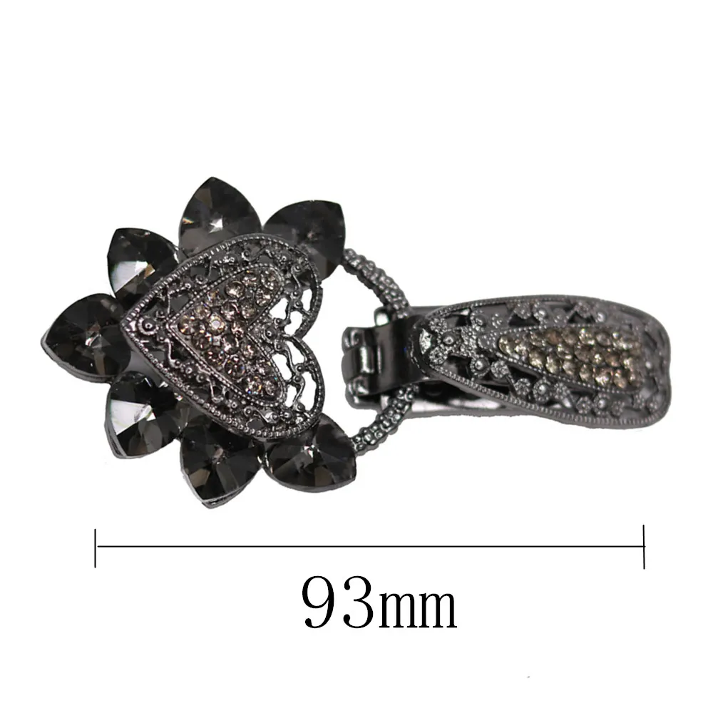 Хорошее качество 93 мм металлические стразы кнопка с свитер украшение пальто