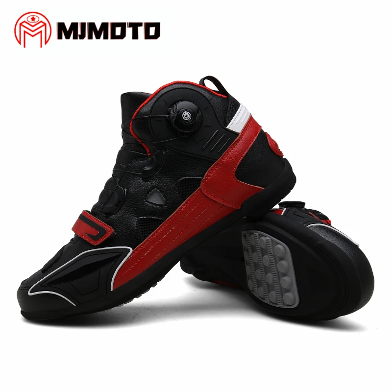 Мужские мотоциклетные ботинки Нескользящие для езды на мотоцикле|Мотоциклетные