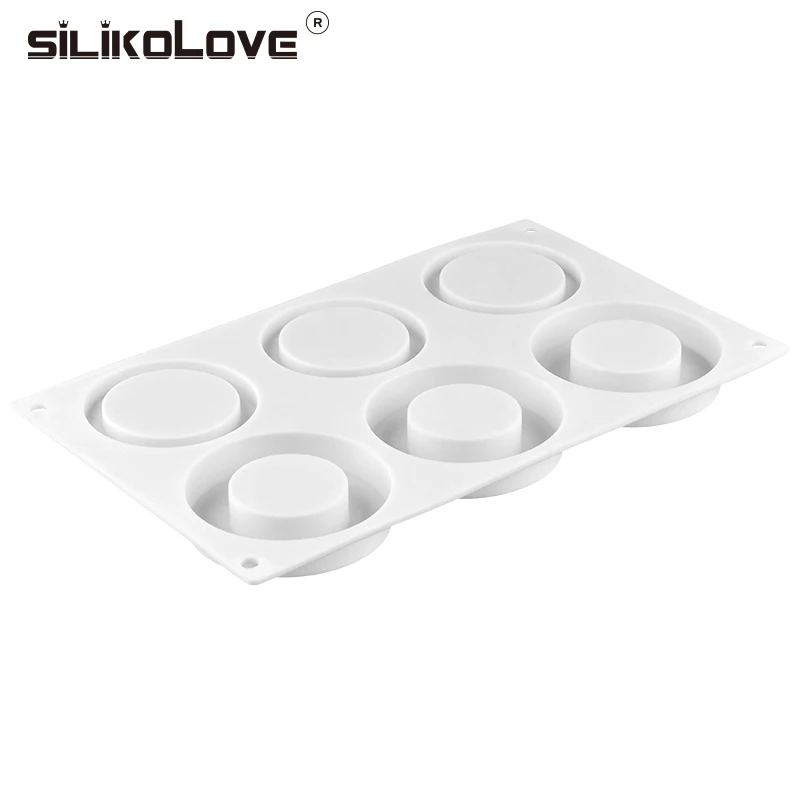 Новая силиконовая форма SILIKOLOVE круглые силиконовые формы для тортов муссов