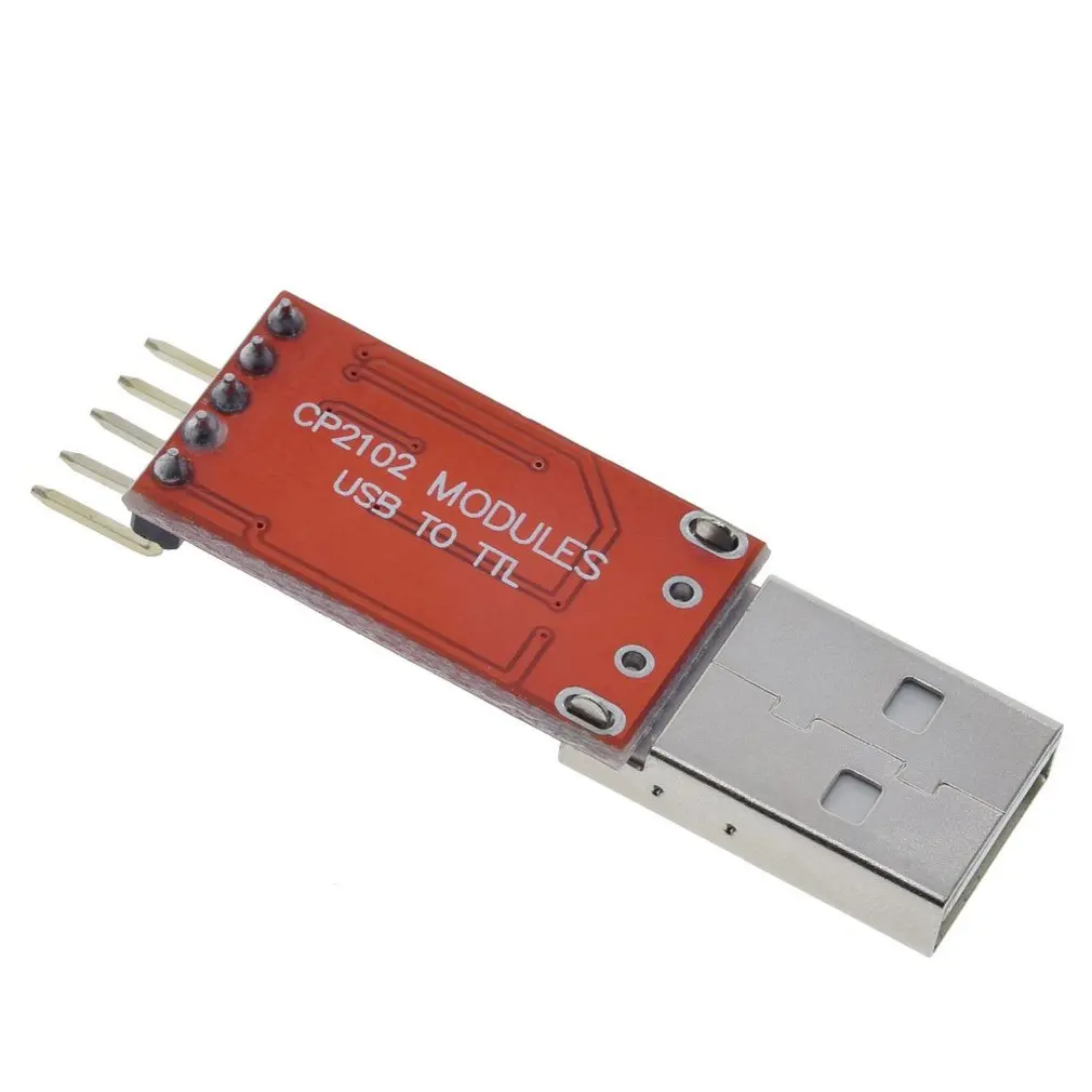 USB в ttl UART 6PIN модуль последовательный преобразователь CP2102 STC PRGMR красный