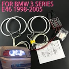 Ccfl Ангел глаз гало светодиодное кольцо светильник белый для BMW 3 серии E46 1998-2005 316i 318i 320d 320i 323i 325i 328i 330i 325xi 330d 330xd