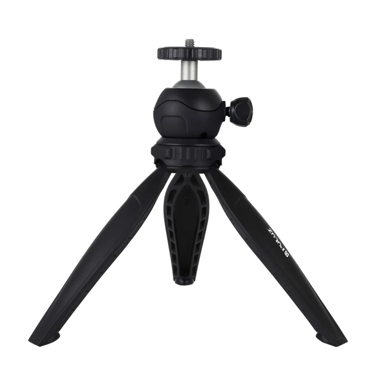 PULUZ 20см карманный пластиковый штатив с 360-градусной шаровой головкой для смартфонов, GoPro и DSLR камер.