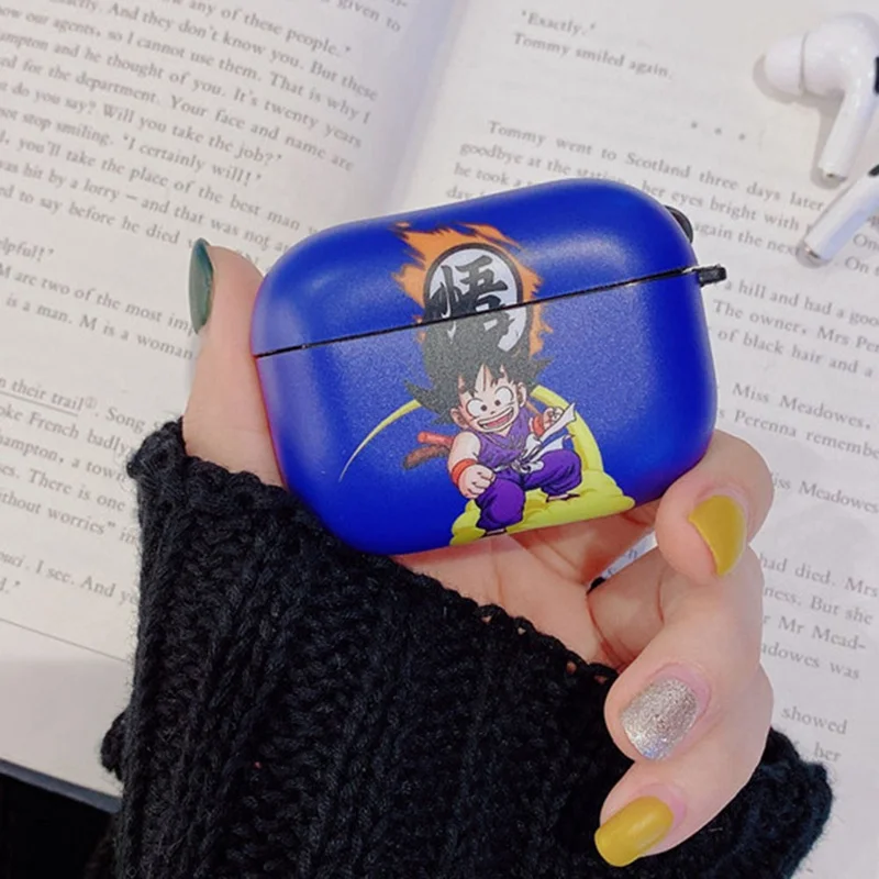 

Japan Anime Son Goku Silicone Earphone Case For Airpods 3 Headset Cute Earphone Case Protective Cover Accessories