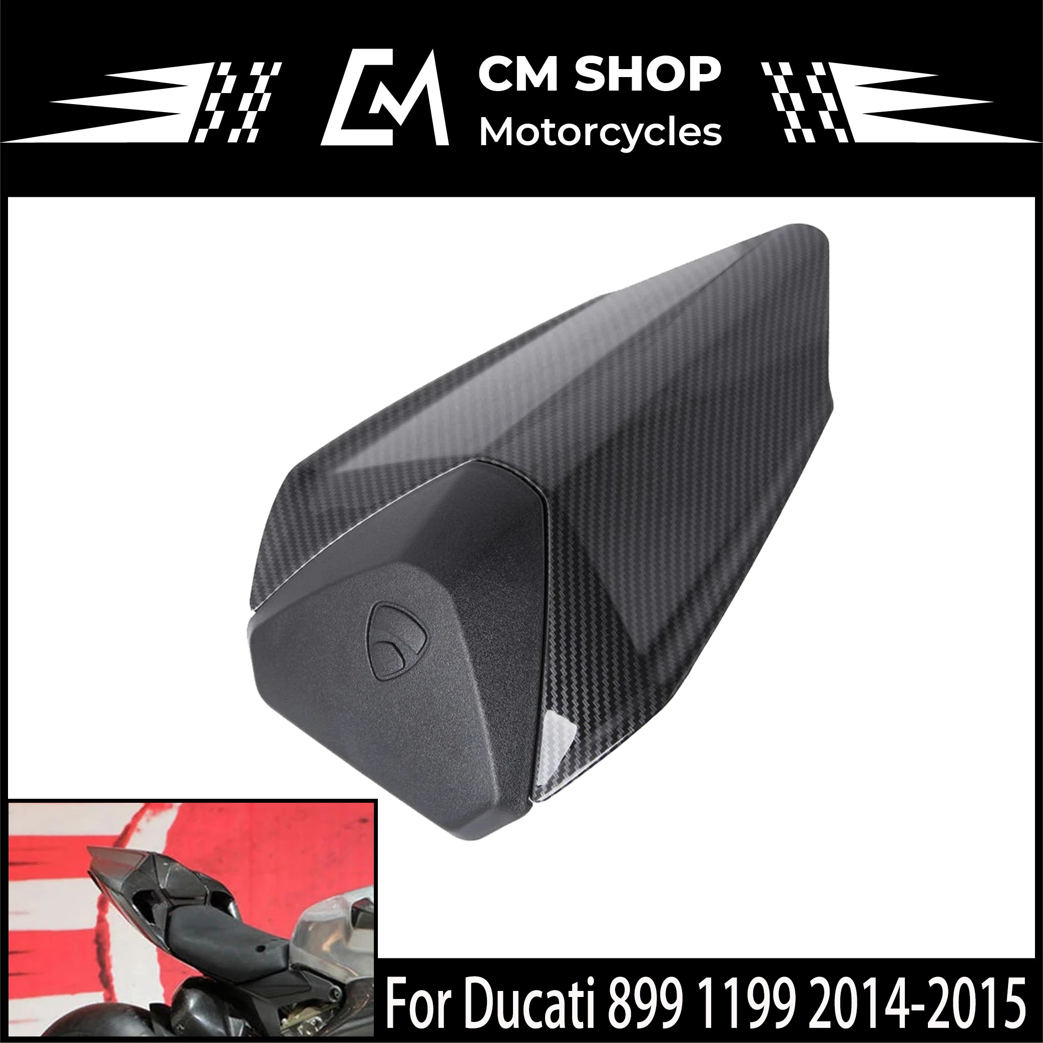 Motorcycle Rear Passenger Hard Seat Fairing Parts For Ducati 899 Panigale 2014 2015 1199 Panigale / S 2012-2014
