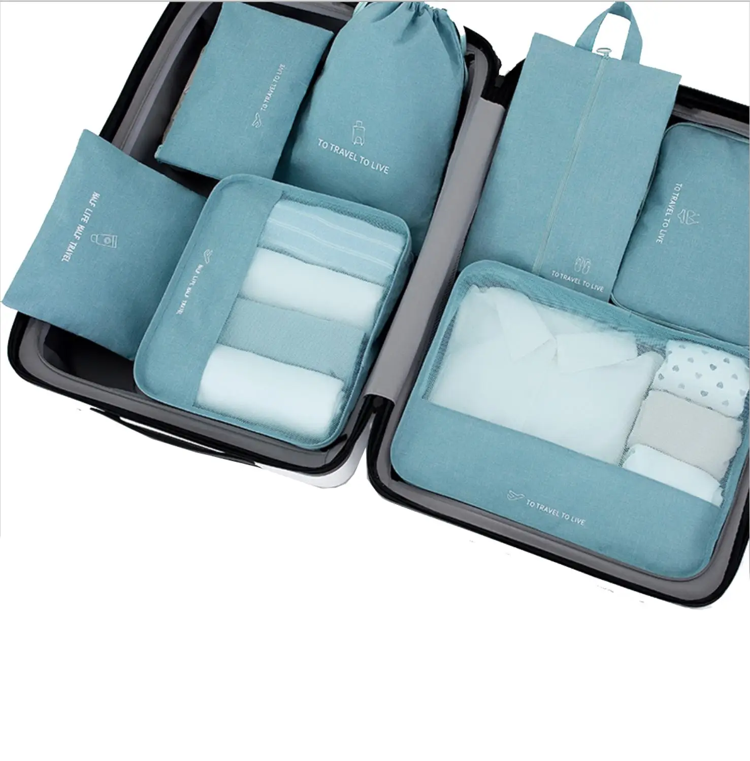 Дорожные сумки для хранения 7 шт водонепроницаемый дорожный набор катионные