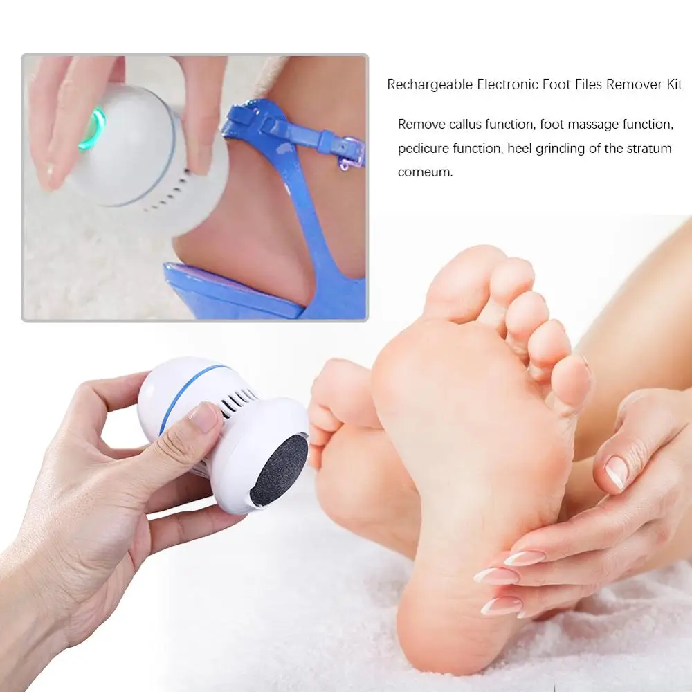 

USB Electric Foot File Vacuum Callus Remover Foot Grinder Hard Cracked Dead Skin Pedicure Foot Clean Care Tools Callus Polisher