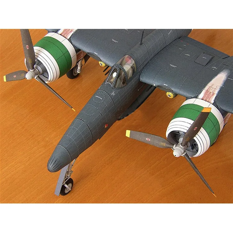 1:33 Американский истребитель кошки тигра F7F, бумажная модель, модель самолета, военный фанат Tigercat DIY от AliExpress WW