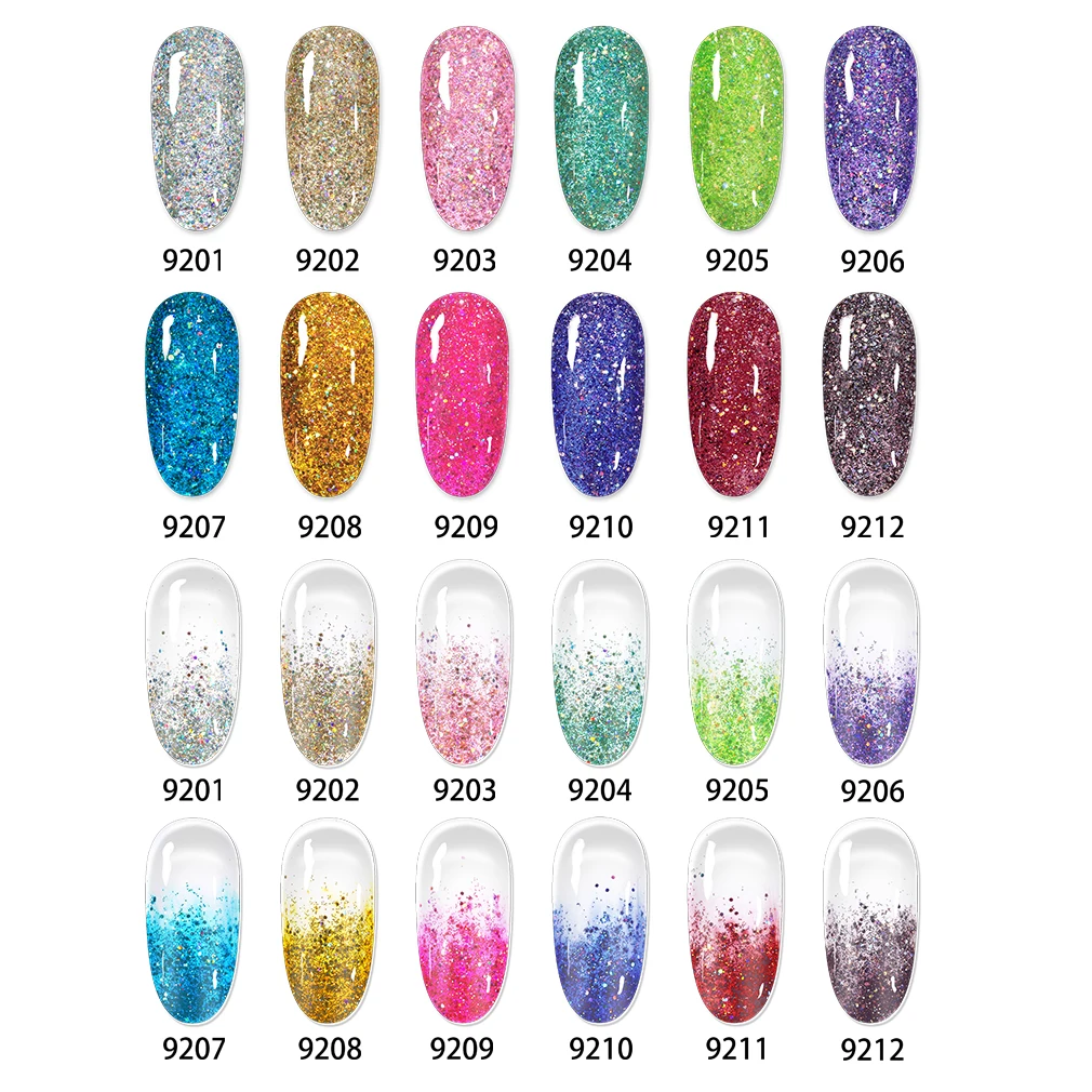 10 мл лазерный Сияющий Гель лак Elite99 блестящий УФ Гибридный гвоздь для ногтей