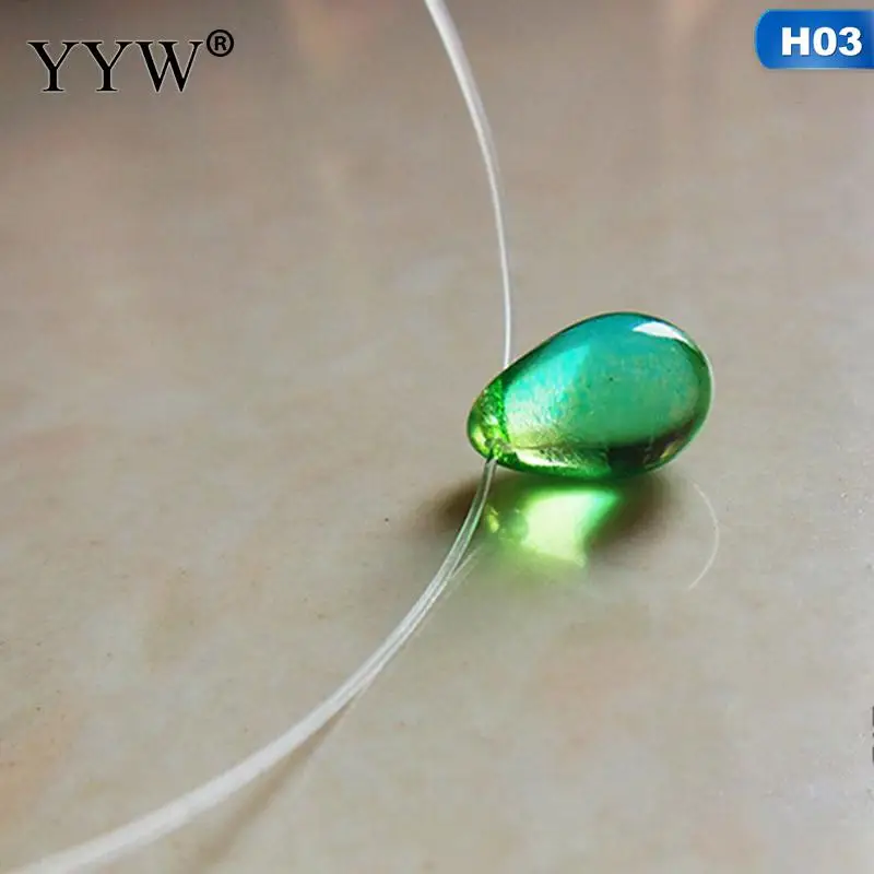 ПВХ шнур ожерелье с лэмпворк модное прозрачное красные Ювелирные изделия & для