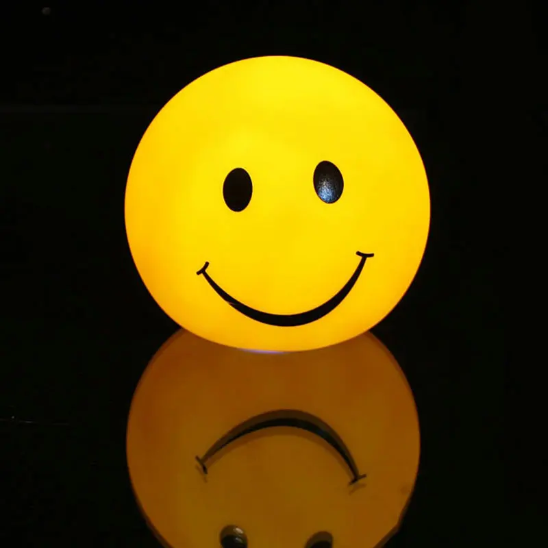 Smile Face LED 7 Color Night Light Bright Lamp Mood Room Home Bedroom Gifts | Лампы и освещение