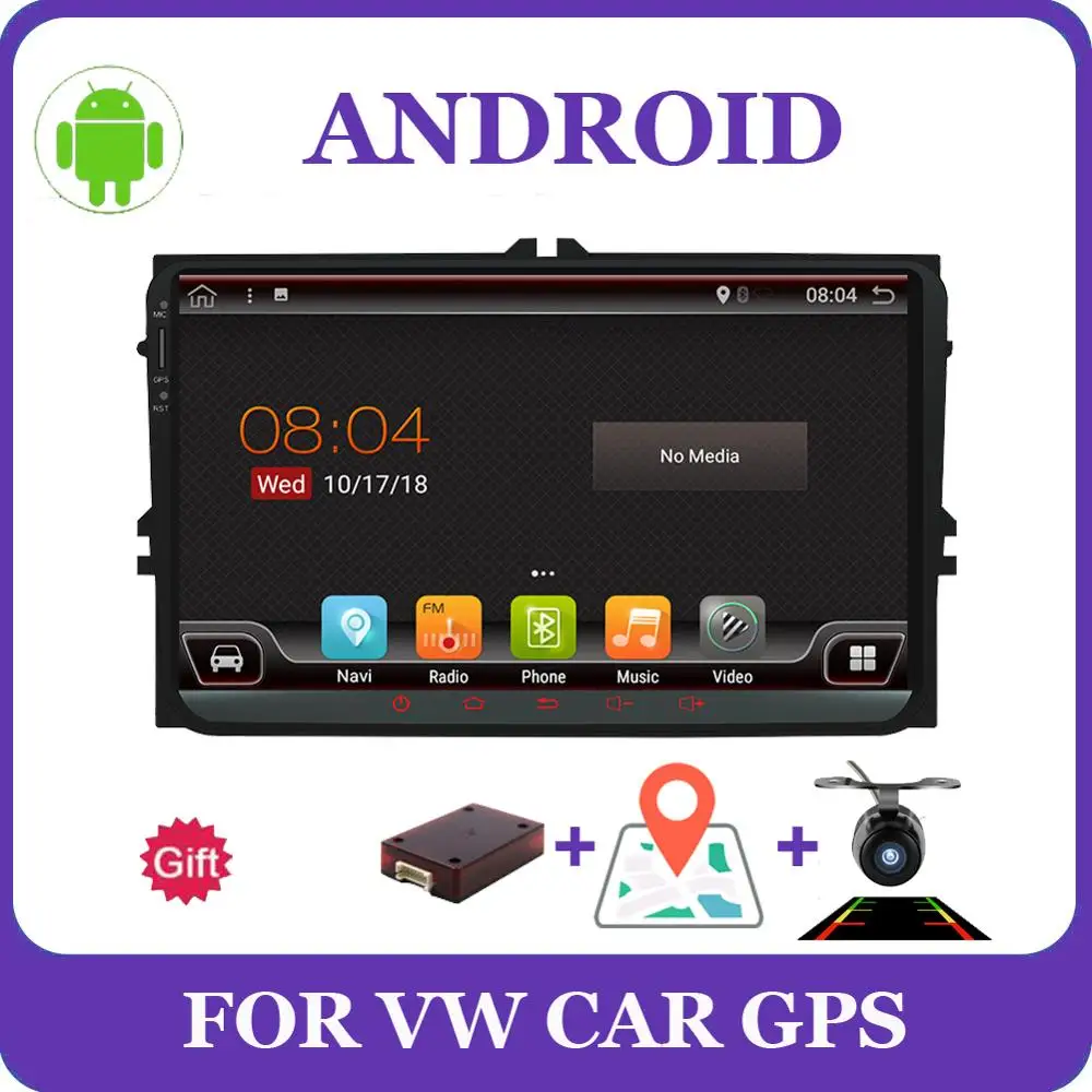 Автомагнитола Bosion с GPS навигацией 9 &quot Android 10 2 Din для Volkswagen GOLF 4 5 6 POLO PASSAT TIGUAN Wi Fi