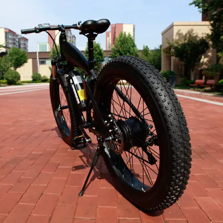 26 дюймовый электрический велосипед с толстыми шинами для