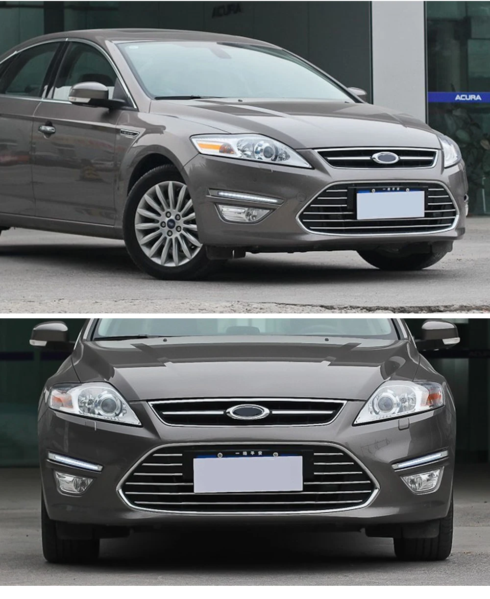 CSCSNL 2 шт. для Ford Mondeo 2011 2012 2013 светодиодный DRL дневные ходовые огни дневного света водонепроницаемая противотуманная фара белый Стайлинг огни
