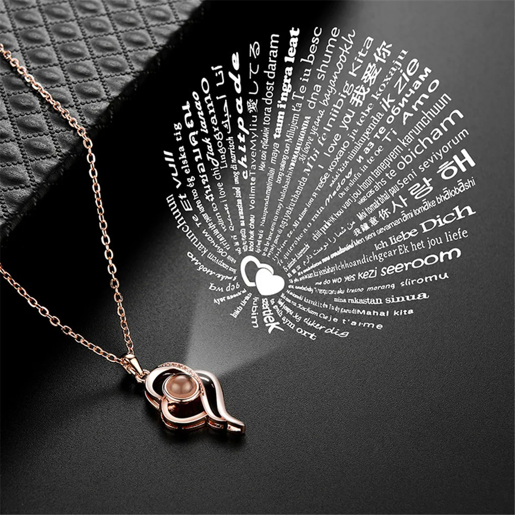 2020 Трендовое ожерелье в форме сердца с кристаллами женские модные ожерелья