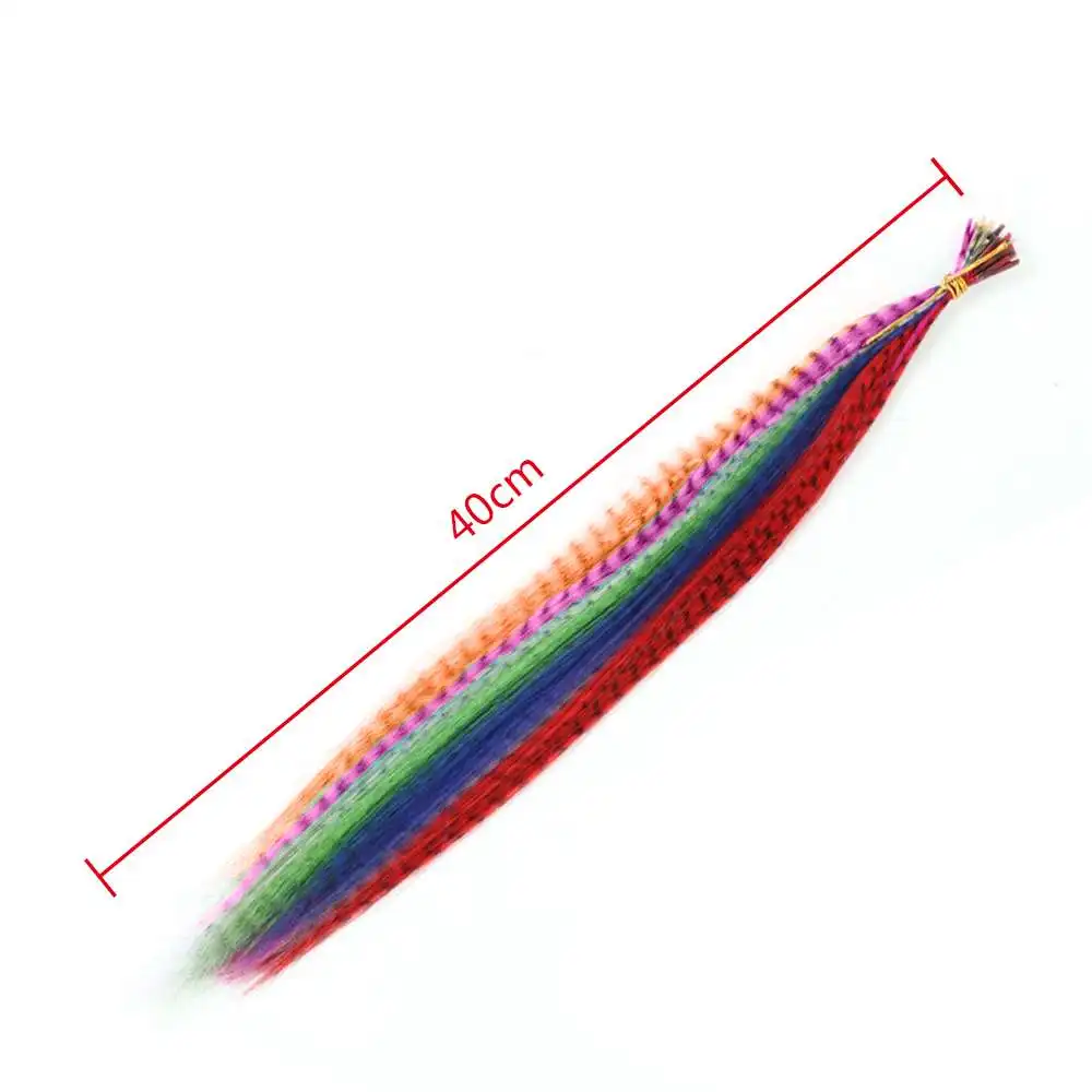 

Color Hair Extension Set with 20pcs Crochet Hooks And 50pcs of Silicone Rings