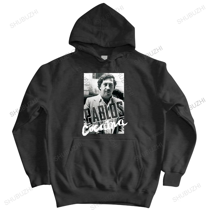 

Мужские высококачественные толстовки с капюшоном Pablos Cocaina, графическая толстовка с капюшоном, Пабло, Эскобар, деньги, кокс, Колумбия, новая м...