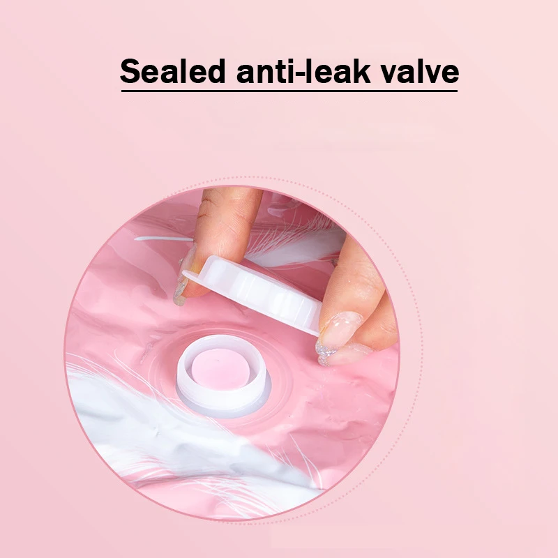 New 1Piece Thicken Vacuum Co2 Compression Bag+Hand Pump Quilts Clothes Damp-proof StorageBag Space Saver Travel Accessories Set | Дом и сад
