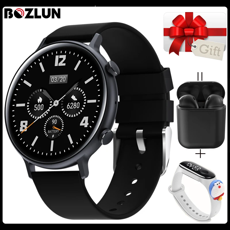 

Смарт-часы BOZLUN с ЭКГ, ФПГ, водостойкие, IP68