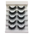 Ресницы Накладные натуральные, толстые, перекрестные, 1 5 пар