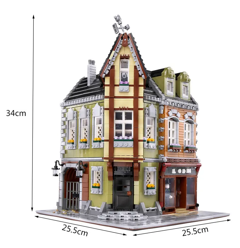 

0919 City Streetview Building Toys The MOC Victor's Lab Assembly Building Toys Model Kids Christmas Gifts Building Blocks Bricks