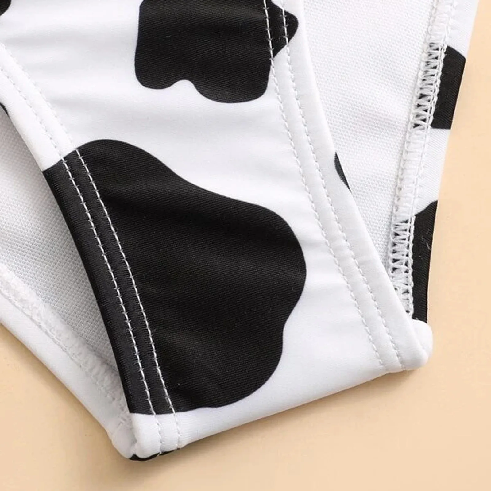 

Girls Floral Cow Print Bikini Split Two-piece Beachwear Swimsuit 2021 New Swimming Short Children Outdoor Swimwear 8-14Years Old