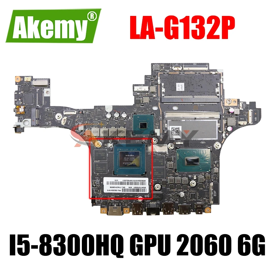 Материнская плата 81HE для Lenovo Legion Y740-15ICHg, материнская плата ELPY5/ELPY7 LA-G132P FRU 5B20S41617 5B20S41616 W/ I5-8300HQ GPU:2060 6G