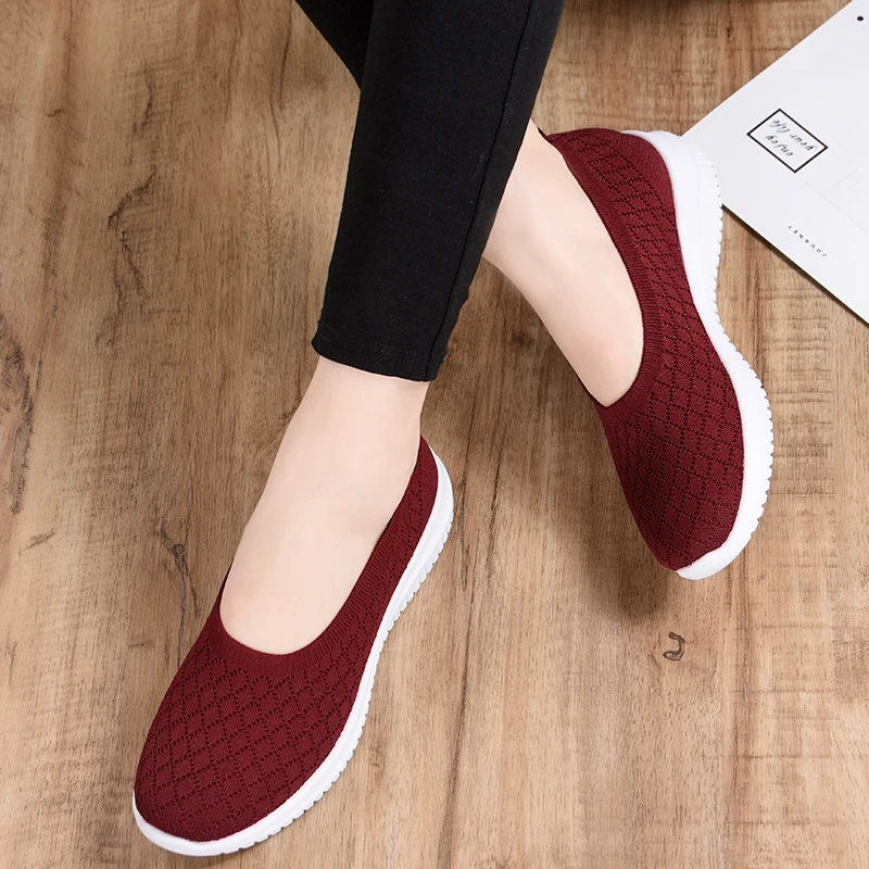 

NOSSICA Women Vulcanized Shoes High Quality Sneakers Slip On Flats Shoes Women Loafers Walking Flat