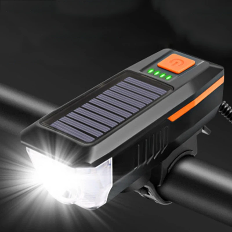 

USB Rechargeable Waterproof Bicycle Front Light 3 Modes and T6 LED Beads Bicycle Headlight SAL99