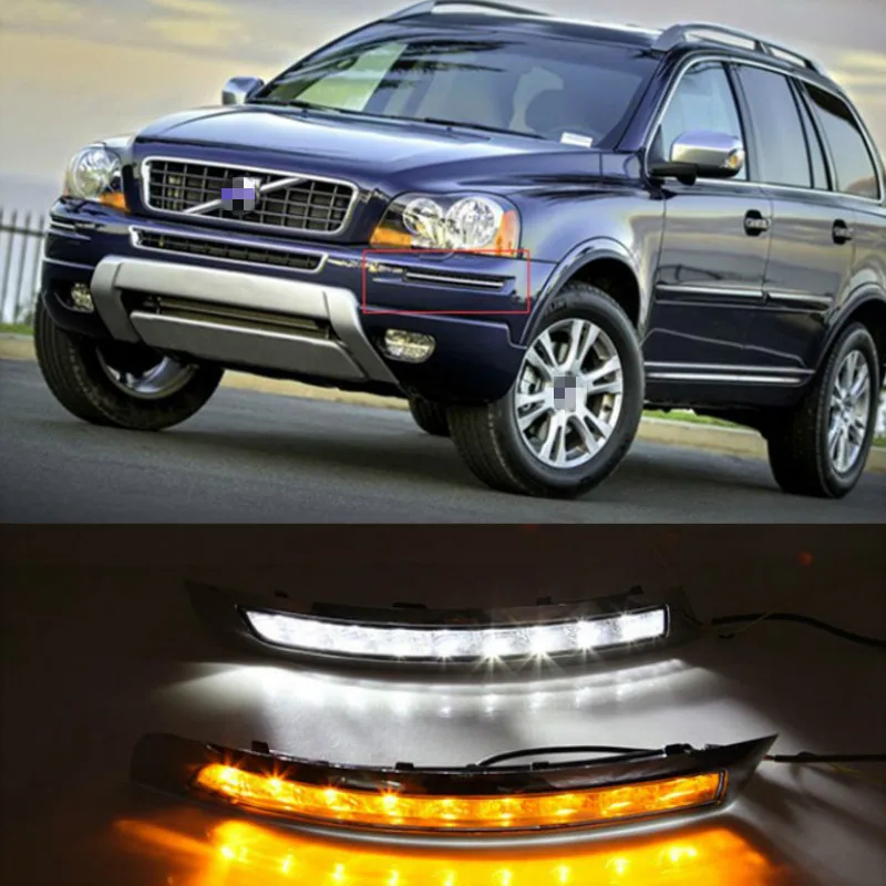 2 шт. для VOLVO XC90 2007 2008 2009 2010 2011 2012 2013 дневные ходовые огни дневного вождения