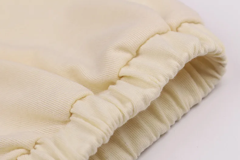 

Apricot Shoulder Ruffle Long Sleeve Fall Outfits Women Cotton Polyester Vetemznt Femme 2020 Lounge Wear Conjunto Deportivo Mujer