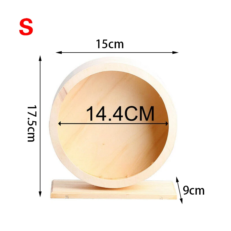 1 шт. деревянный ролик для хомяка бега | Дом и сад