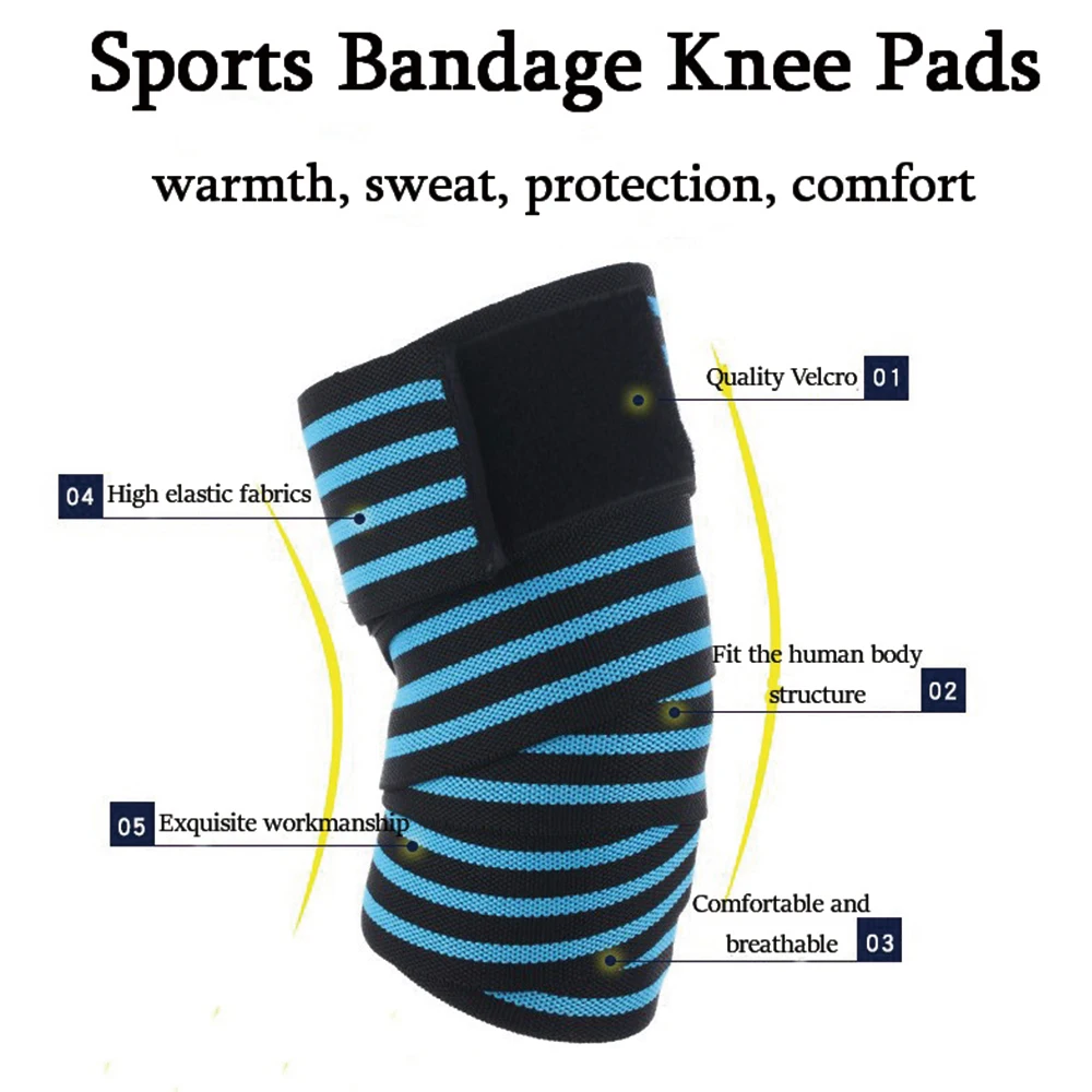 1 пара эластичная повязка на колено для баскетбола и волейбола