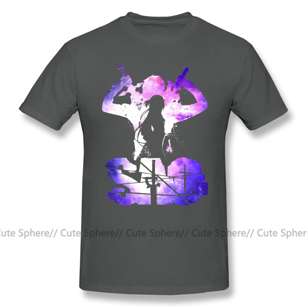 Футболка Sword Art Online SAO забавная Повседневная футболка из 100% хлопка с коротким