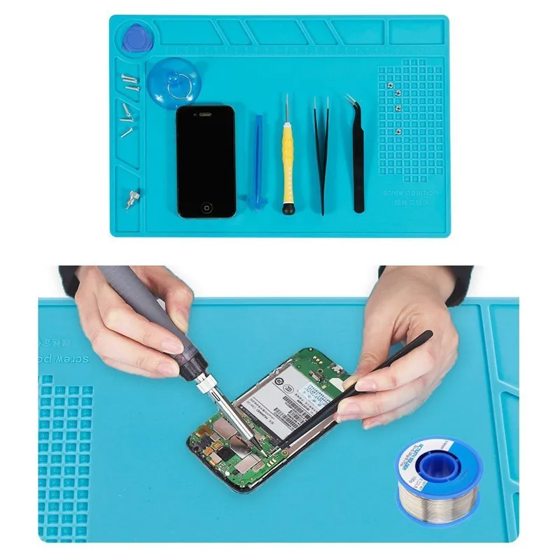 Силиконовый коврик Настольный Рабочий теплоизоляционная платформа для