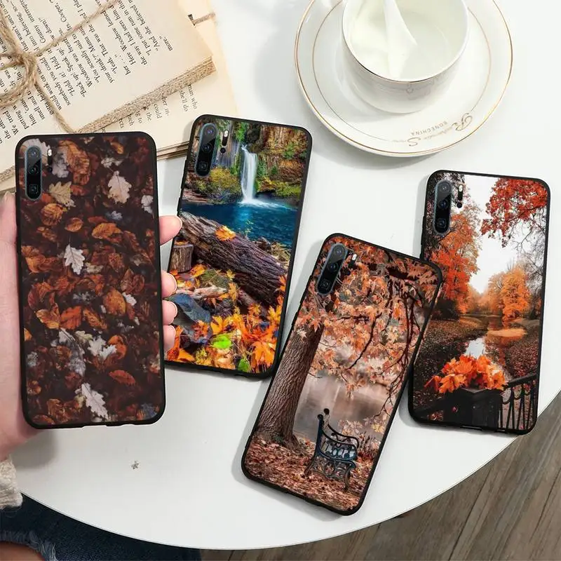 

Fall foliage season Phone Case For Huawei honor Mate 10 20 30 40 i 9 8 pro x Lite P smart 2019 nova 5t