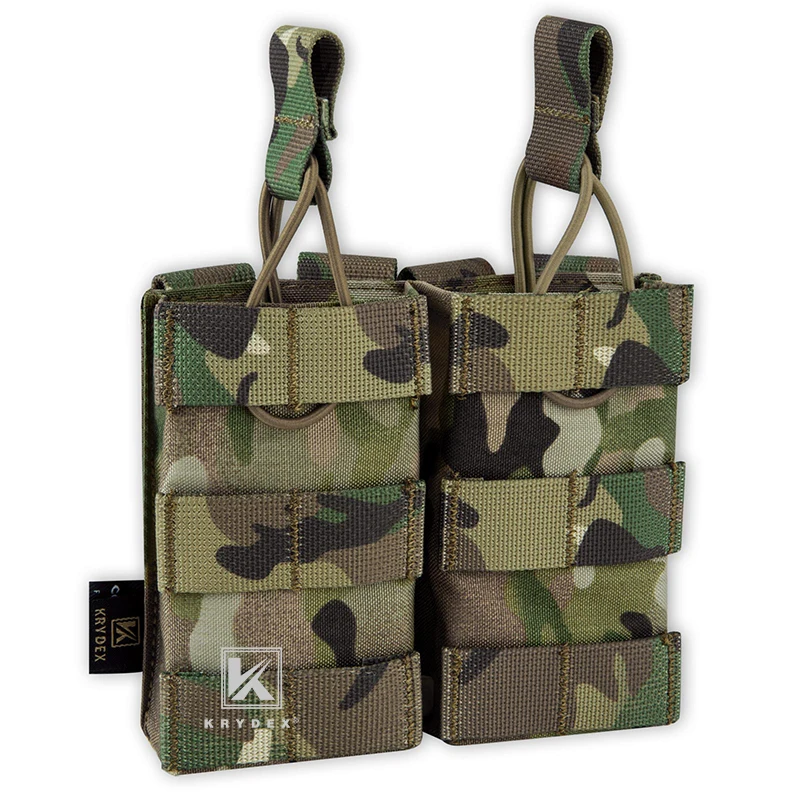Подсумок для журналов KRYDEX модульный с открытым верхом двойной 5 56. 223 переноска MOLLE