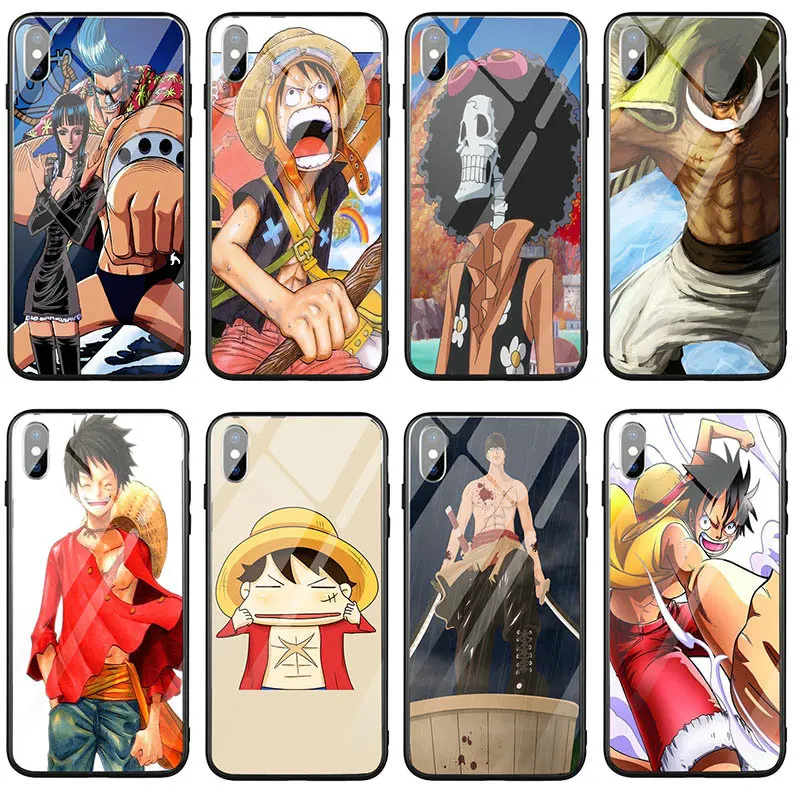 One Piece Japanese Anime Luffy Zoro для iphone 7 6S 6 8 Plus X XR XS 11 Pro Max Coque Shell защитный чехол